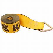 Ancra Cargo® 4" x 27' Winch Strap with D-Ring - 5,400lbs WLL