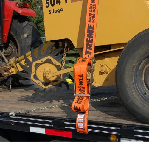 Ancra Cargo® 4" x 30' X-treme Ratchet Strap Assembly with Flat Hook 5,400lbs WLL