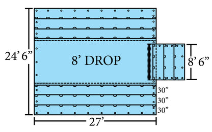 Lumber Tarp with Flap