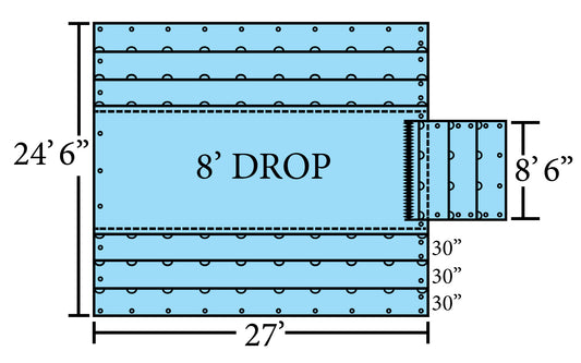 Lumber Tarp with Flap