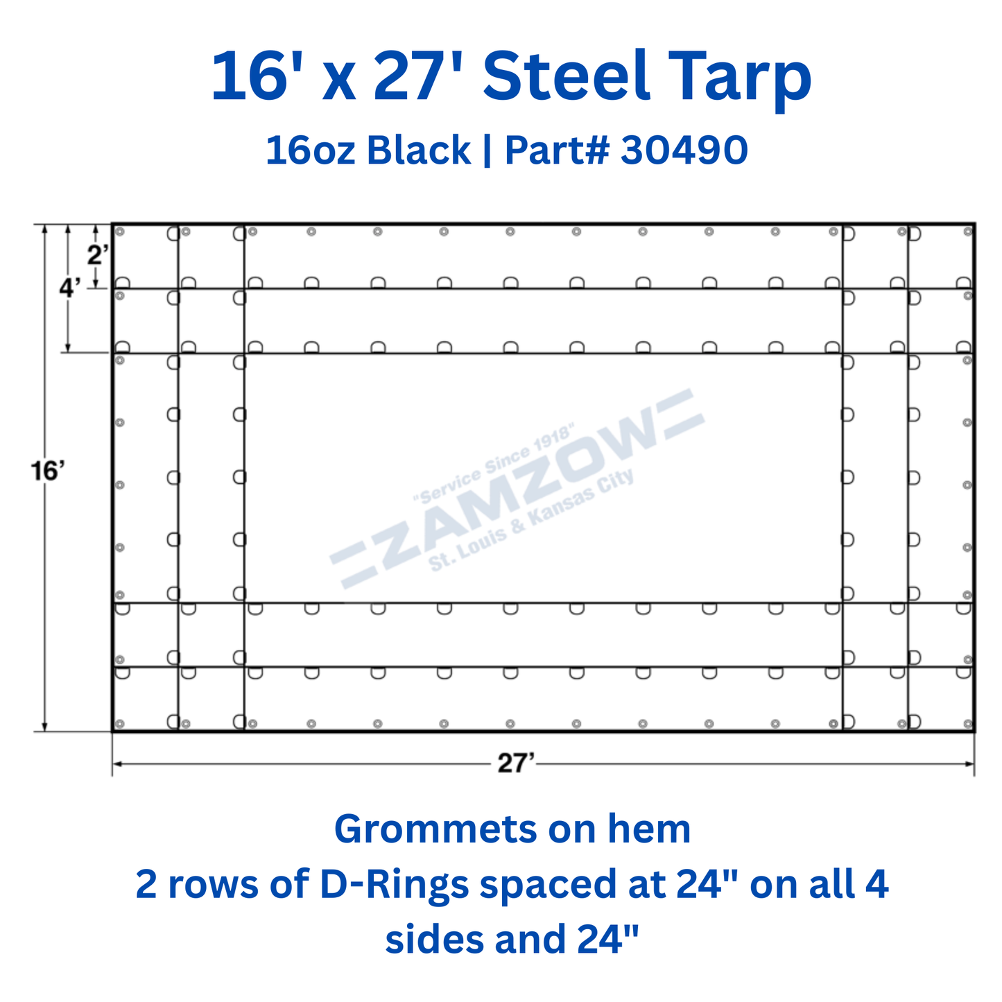 Steel Tarp - No Flap